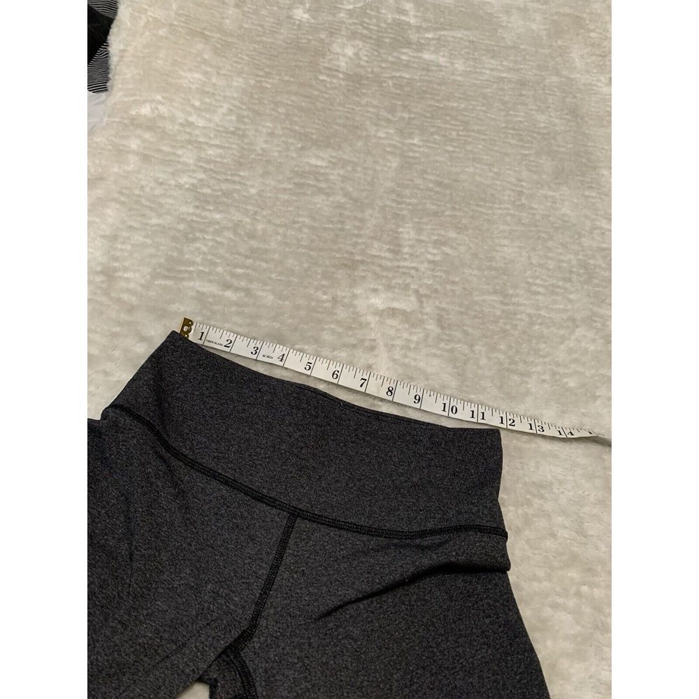 Lululemon Wunder Under Womens Black Gray Capri Yoga Leggings Size 4 Gym Pants - Picture 6 of 7